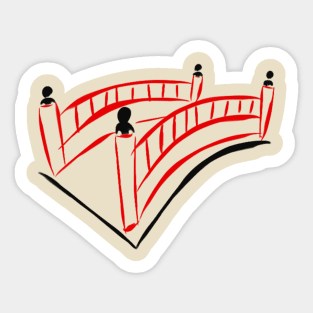 Japanese Bridge Sticker